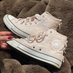 Converse Women's Soft Pink High-Top Sneakers